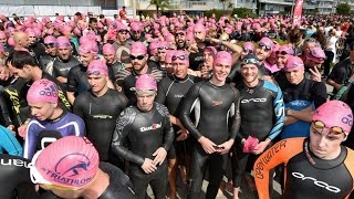 Triathlon Audencia La Baule 2015  voir ou revoir le TriRelais Grand public Etudiant Handisport [upl. by Meelas931]