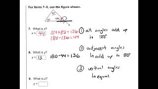 Geometry Topic 2 Test Review [upl. by Eniamahs]