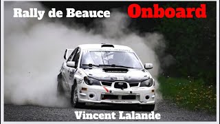 Rally de BeauceBeauceville EC9 Vincent Lalande et Matthieu Toupin Onboard [upl. by Juliette135]