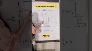 Chloralkali process 🤔 PART 2 shorts class10science [upl. by Thier]