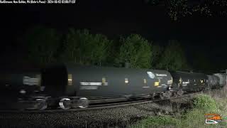 Lehigh Valley 8104 leads a manifest with CN 5754 in New Galilee PA [upl. by Yeneffit]