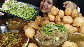 ASMR EATING SPICY PANI PURI  FUCHKA EATING  PANI PURI EATING SHOW [upl. by Lleoj888]