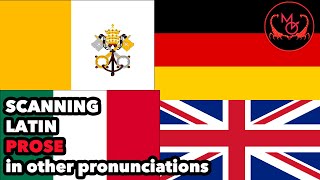 How to Pronounce Latin Prose Ecclesiastical German English Styles  De Latine Pronuntiando [upl. by Borlase]