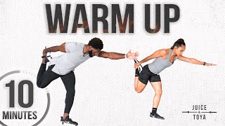 10 Minute Full Body PreWorkout StretchWarmUp Routine [upl. by Ronalda]