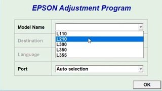 RESET DE IMPRESORA EPSON L110L210L300L350L355 ERROR DE ALMOHADILLAS [upl. by Niatsirk277]