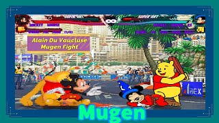 Mugen  Mickey Mouse amp Winnie The Pooh Vs Mickey Mouse EX amp Baseball Winnie The Pooh Request [upl. by Ainnek]