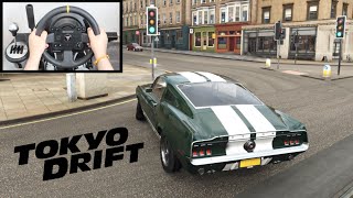 Forza Horizon 4 Drifting Seans Ford Mustang Steering Wheel  Shifter Tokyo Drift Gameplay [upl. by Eliott602]