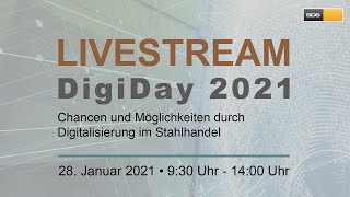 BDS DigiDay 2021  Chancen und Möglichkeiten durch Digitalisierung im Stahlhandel [upl. by Althea786]