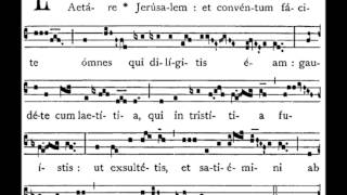 Laetare Jerusalem  Introit [upl. by Notffilc]