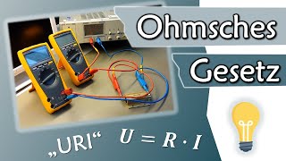 Ohmsches Gesetz Alles quotURIquot Erklärung und praktischer Versuch  Gleichstromtechnik 3 [upl. by Noneek396]