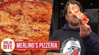 Barstool Pizza Review  Merlinos Pizzeria Cranston RI [upl. by Drugge153]