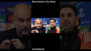 Mikel Arteta makes promise to Pep Guardiola as Arsenal and Man City rivalry explodes [upl. by Virgina606]