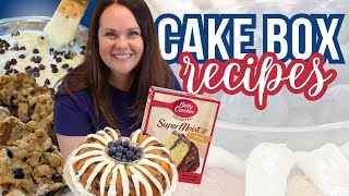 BOX CAKE MIX Recipes YOU NEED to make  EASY DESSERTS anyone can make [upl. by Andrade]