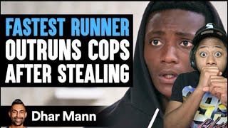 FASTEST RUNNER Outruns COPS After STEALING  Leek Reacts To Dhar Mann [upl. by Leber]