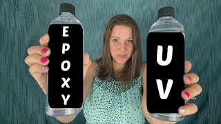 Which is BETTER UV Resin VS Epoxy Resin [upl. by Atsedom]