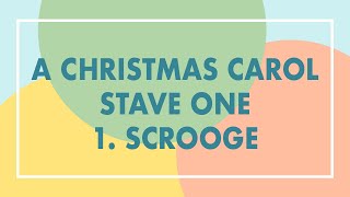 1 A Christmas Carol Analysis  Stave One  Introducing Scrooge [upl. by Nyltyak]