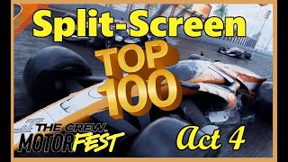 SplitScreen racing  Top 100 World Record  Act 4 Alpha Gamble  The Crew Motorfest [upl. by Bland]