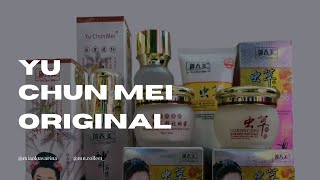 PEMAKAIAN YU CHUN MEI ORIGINAL  sabun toner serum krim pagi [upl. by Euqinim]