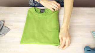 How to fold a Tshirt like a Pro  3 ways [upl. by Munmro31]