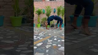 How to Do Chakrasana for beginners खड़े होकर चक्रासन कैसे करे viral youtubeshorts shorts [upl. by Demah461]