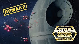 STAR WAR TRILOGY ARCADE  Battle Of Yavin ORIGINAL vs REMAKE [upl. by Par]