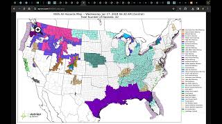 Jan 17 2024 INDEPTH Ice in Pac NW  High Winds  Cold Shot 2 Coming Then Mild  BRA Harvest [upl. by Arac]