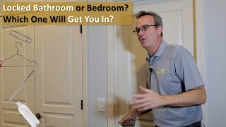 5 Easy Ways to Unlock a Bedroom Door or Unlock a Bathroom Door  Unlock Privacy Lock [upl. by Ahsoyek248]