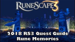 RS3 Quest Guide 2018  Rune Memories  Better than my Rune Mysteries Guide I Promise [upl. by Tamer359]