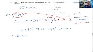 📐 Luglio 2024  Fisica e matematica n° 745  Quali sono le soluzioni dell’equazione √x  2x – 1 [upl. by Iznek]