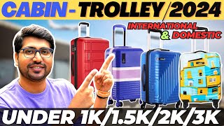 Best Cabin Trolley Bag🔥Best Budget Cabin Trolley Bag🔥Best Travel Bags🔥Best Trolley Bag In India 2024 [upl. by Hilar]