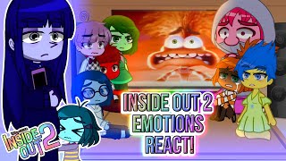 ✨  Inside Out 2 Emotions React To 😨😲  Inside Out 2  Gacha [upl. by Enrol146]