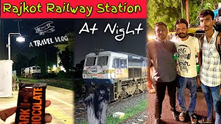 Rajkot Jn Railway Station  One Night Railfannig with ​⁠​⁠​⁠trainsofgujarat [upl. by Reerg]