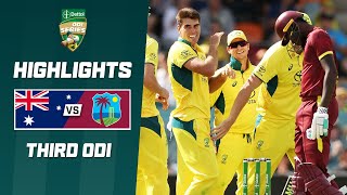 Australia v West Indies 202324  Third ODI [upl. by Netloc]