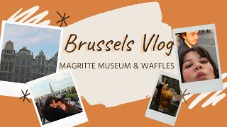 Magritte Museum Waffles and City Fun I Brussels Vlog [upl. by Damalus384]