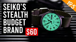 Titanium AND Fully Lumed for 60 Field Watch from Seiko Alba  AQPJ403 Review [upl. by Zantos726]