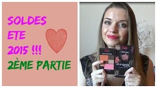 HAUL SOLDES ETE 2015 2 Sephora HampM Camaïeu Maisons du Monde [upl. by Zumwalt]