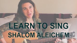 Shalom Aleichem  lyrics and singing with Alicia Jo Rabins [upl. by Albina]