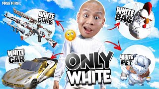 Free Fire But Only White in Solo Vs Squad 😱 Tonde Gamer [upl. by Arlina]