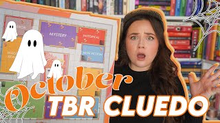 lets read some OOKY SPOOKY books🎃🕸️🕷tbr cluedo picks what i read 🔎 october tbr  ep 38 [upl. by Krishnah320]