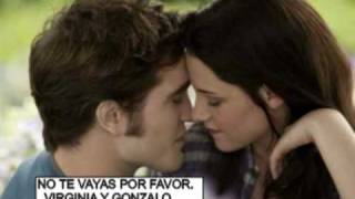 cancion oficial de eclipse quotNO TE VAYAS POR FAVORquot the twilight saga [upl. by Ojyllek573]