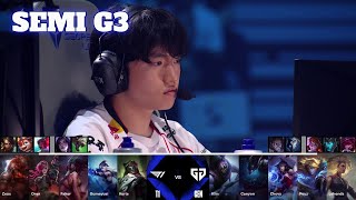 T1 vs GEN  Game 3  Semi Final LoL Worlds 2024  T1 vs GenG G3 full [upl. by Kitrak]