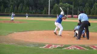 austin swiderski hits double at dynamic world series  ECU [upl. by Reinwald]