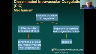 Curso de hematología Sesion 3 Coagulación intravascular diseminada Dr Álvaro Menéndez Leal [upl. by Quinn198]