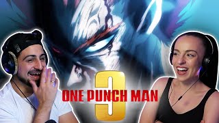 WERE SO HYPED FOR THIS One Punch Man Season 3 TRAILER REACTION [upl. by Amelus]