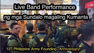 127 Army Founding Anniversary Peace Concert live band ng mga Sundalo sa Iloilo Gt Mall Pavia [upl. by Adehsor]