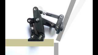 Manfred Frank® Angutec® 3D Adjustable Hinge in ACTION [upl. by Scribner224]