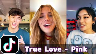 True Love  Pink  TikTok Compilation [upl. by Llertal]