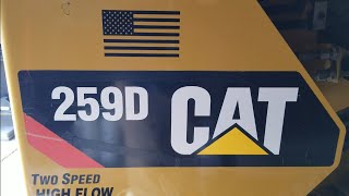 Cat D Series Skid Steer Hydrulic Filter Change [upl. by Codi]