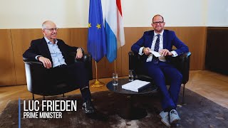 Luxembourg Official Interview with Luc Frieden Prime Minister Luxembourg [upl. by Akemot]