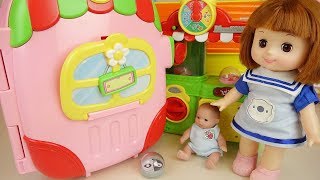 Baby Doll house carrier car and pet shop toys baby Doli play [upl. by Lidda981]